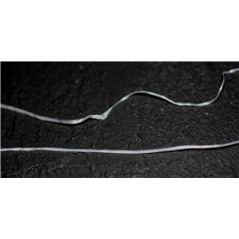 Bobine 50 mètres env - Fil Elastique Fibre 0.8-1mm Blanc Transparent - 7427039730501 Bobine 50 mètres env - Fil Elastique Fibre 0.8-1mm Blanc Transparent - 7427039730501