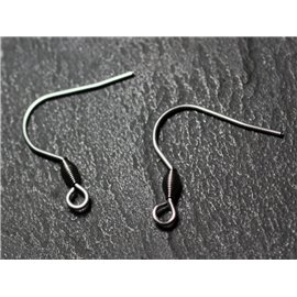 20pc - Hook Earrings 21mm 304L Surgical Stainless Steel - 7427039730730