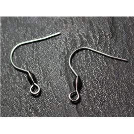 20pc - Pendientes de gancho 21 mm Acero inoxidable quirúrgico 304L - 7427039730730