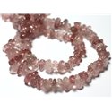 20pc - Perles de Pierre Quartz Hématite Hématoide Chips 5-10mm - 7427039730945