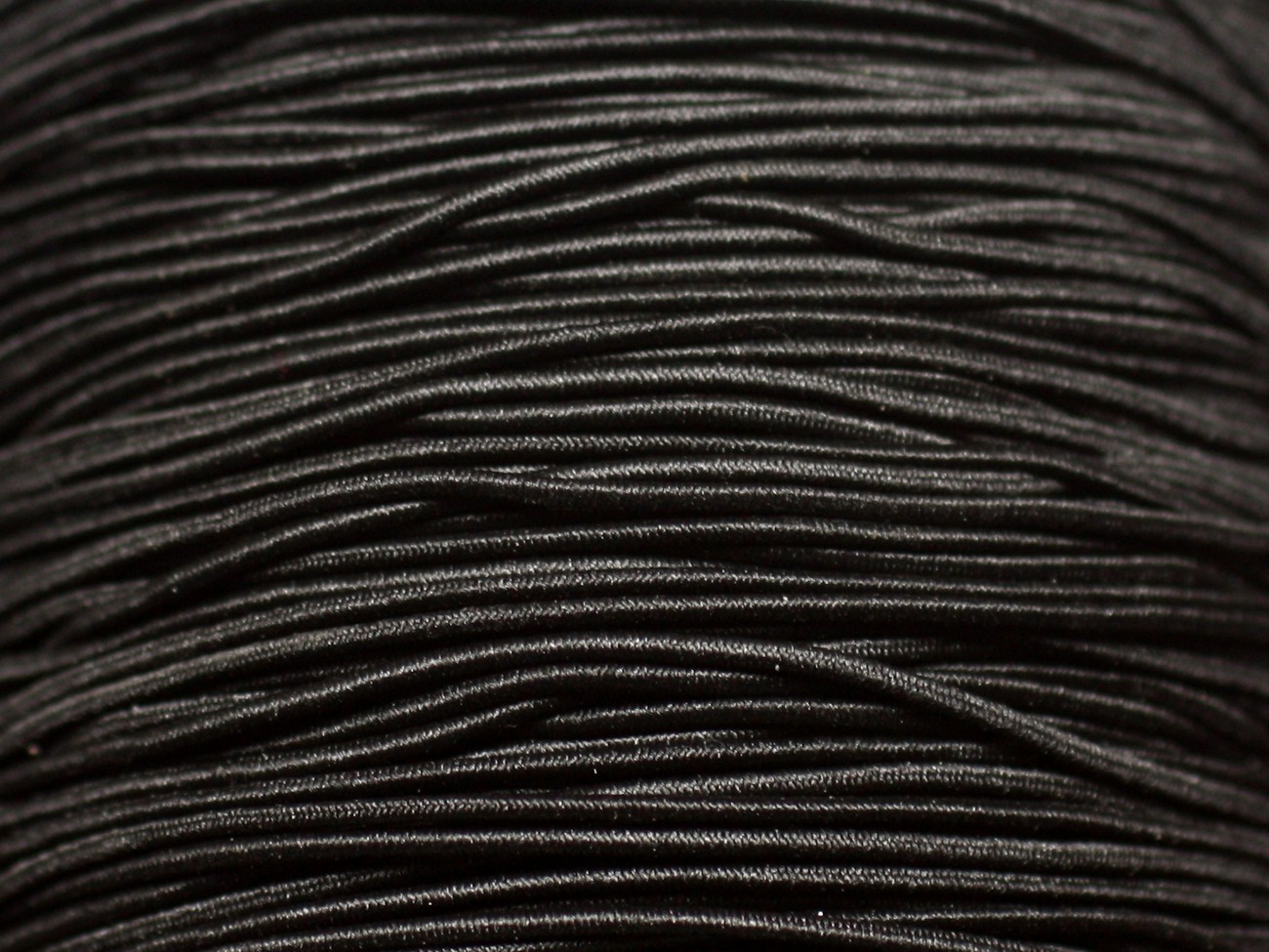 Echeveau 20 mètres environ - Fil Elastique Tissu Nylon 1mm Noir - 7427039731621