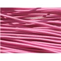 Echeveau 26m env - Fil Cordon Elastique Tissu Nylon 1mm Rose Bonbon - 7427039731973