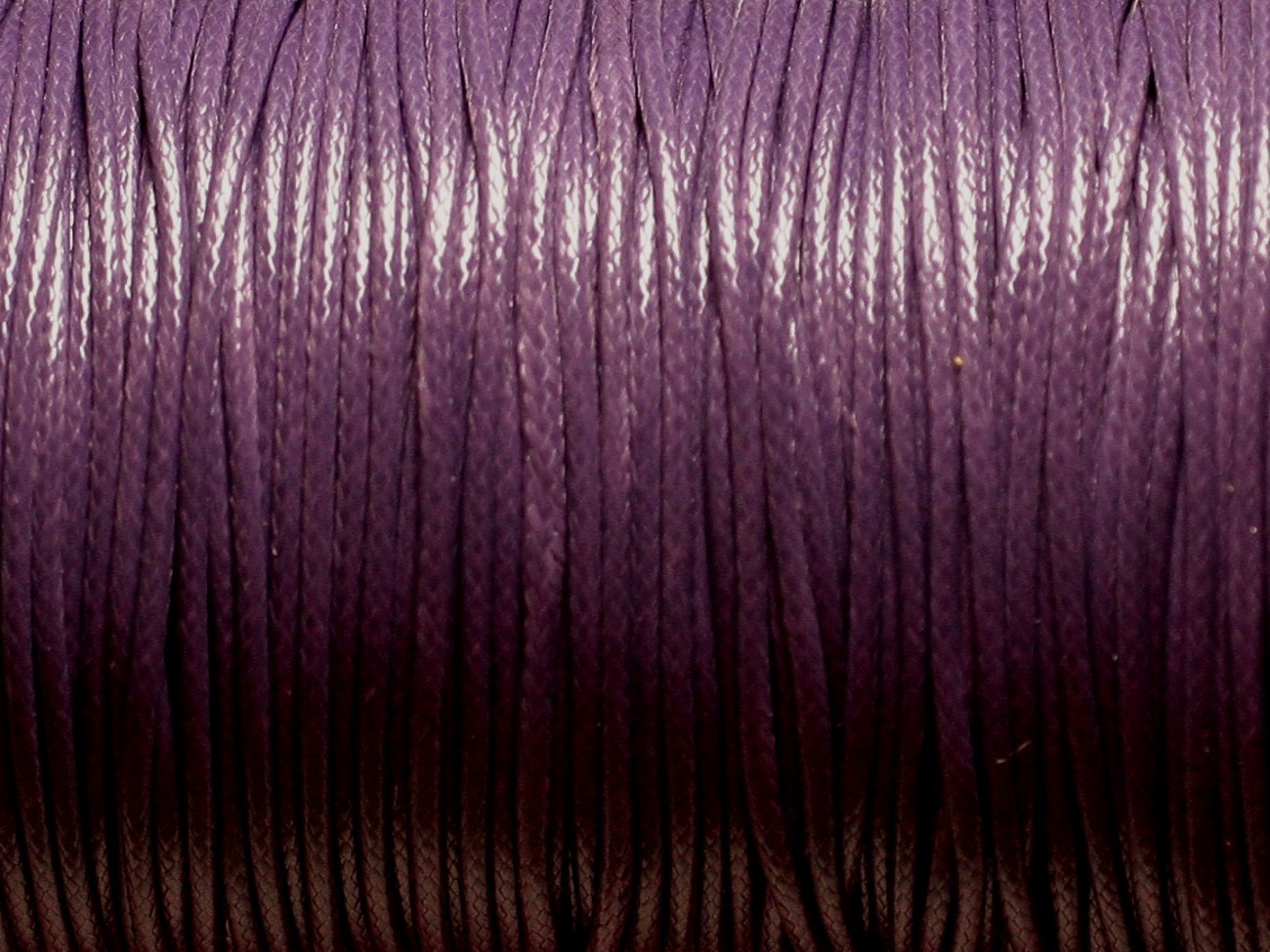 Bobine 180 mètres - Fil Cordon Coton Ciré 0.8mm Noir 