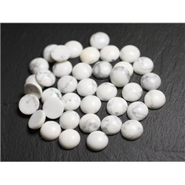 2pc - Cabochon de Pierre - Howlite Rond 10mm - 4558550082565