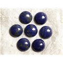 2pc - Cabochon de Pierre - Lapis Lazuli Rond 6mm - 7427039732901