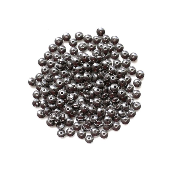 Fil 39cm 180pc env - Perles de Pierre - Hématite Rondelles 4x2mm