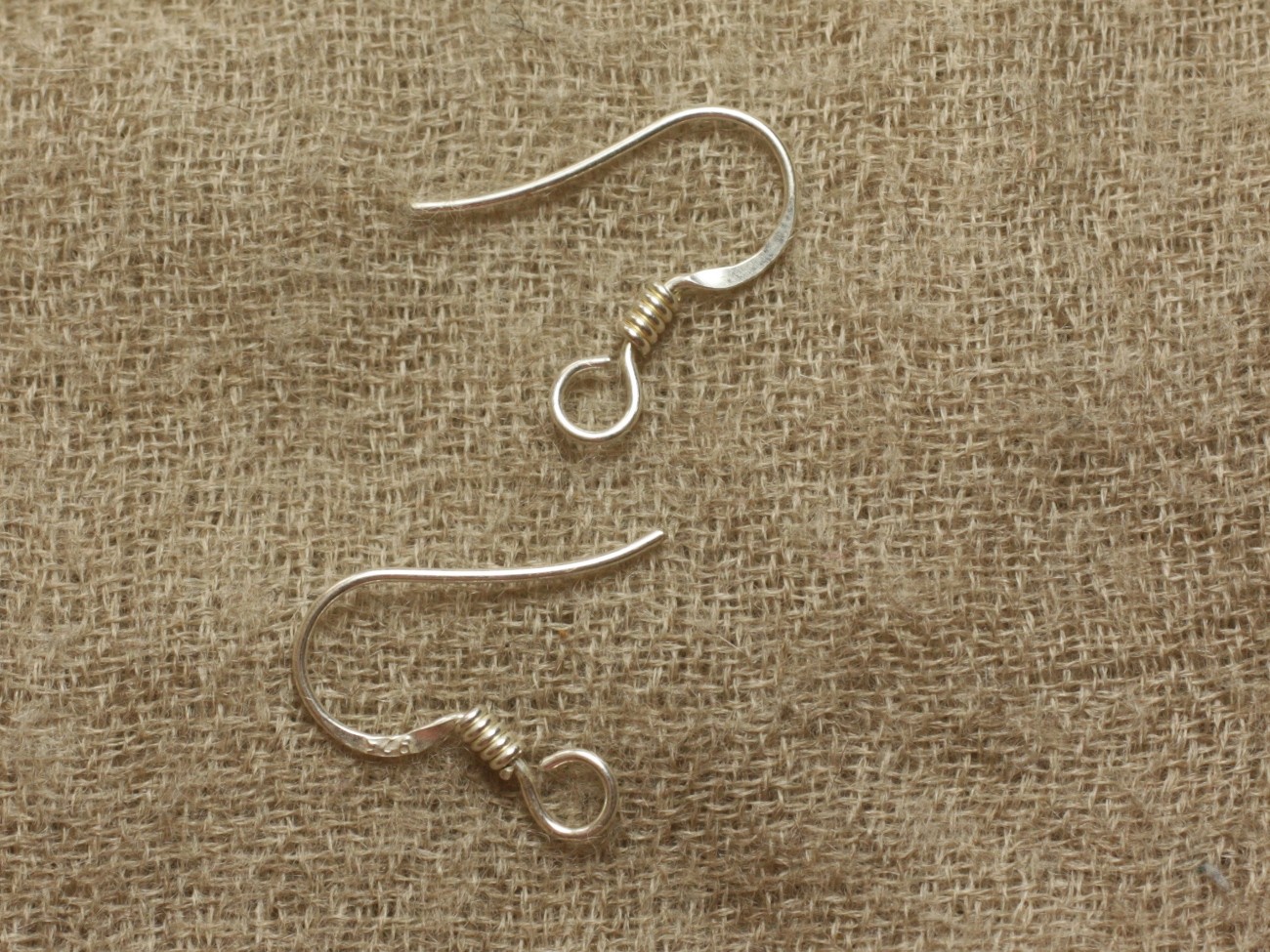 1 paire - Crochets Boucles d'Oreilles Argent 925 17x14mm - 8741140016613 