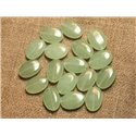 2pc - Perles de Pierre - Aventurine Verte Ovales 18x13mm - 7427039733847