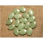 4pc - Perles de Pierre - Aventurine Verte Ovales 14x10mm  4558550026965