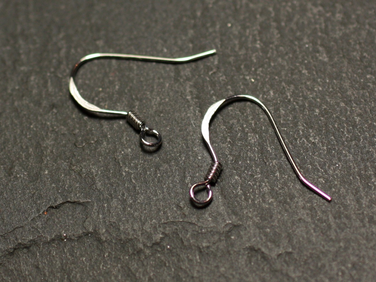 1 paire - Crochets Boucles d'Oreilles Argent 925 17x14mm - 8741140016613 