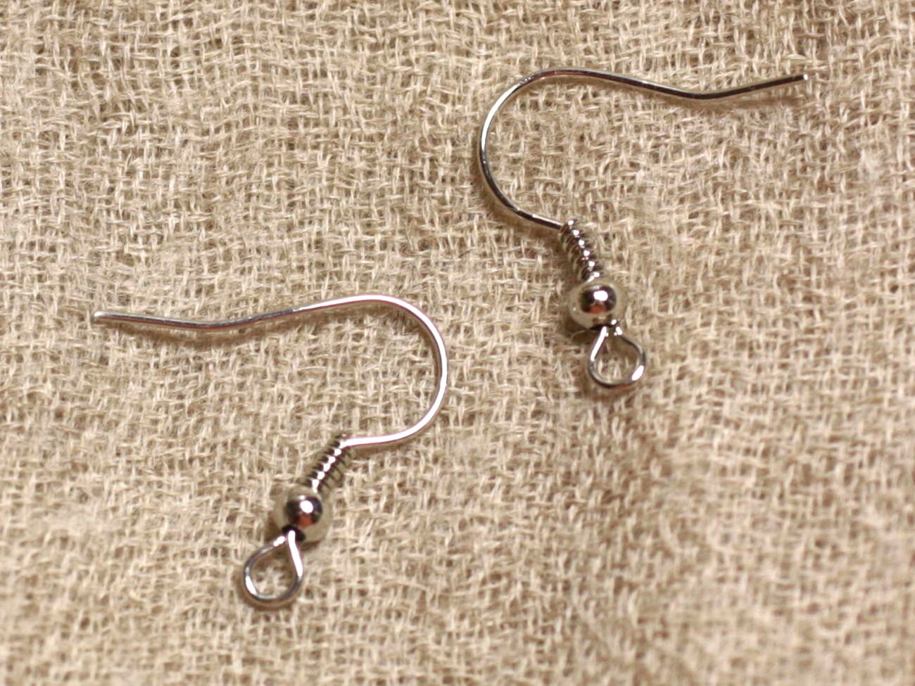 1 paire - Crochets Boucles d'Oreilles Argent 925 17x14mm - 8741140016613 