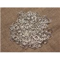 200pc - Anneaux Ouverts Métal Argenté 7 x 0.7mm   4558550020017 