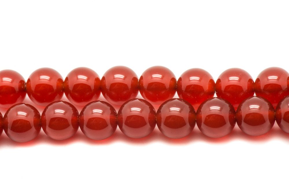2pc - Perles de Pierre Cornaline Boules 16mm - 4558550037015