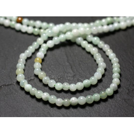 10pc - Perles de Pierre - Jade Birmanie Boules 4mm - 4558550092830 