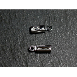 copy of 40pc - Embouts pour Cordons 2-2.5mm Métal Argenté   4558550026583