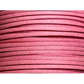 1pc - Appret Accessoire Collier Tour de Cou Suédine Daim Simili cuir Acier 304L - Couleur Longueur au choix - 7427039740531