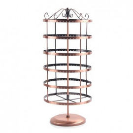 1pc - Espositore per gioielli, collane e braccialetti 30 cm x 20 cm rame metallo - 4568550000001