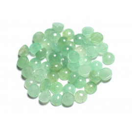 4pc - Stone Cabochon - Green Aventurine Round 8mm - 4558550082534