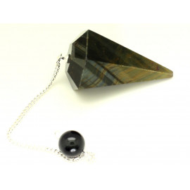 Pendulum prism 25x30 mm amethyst