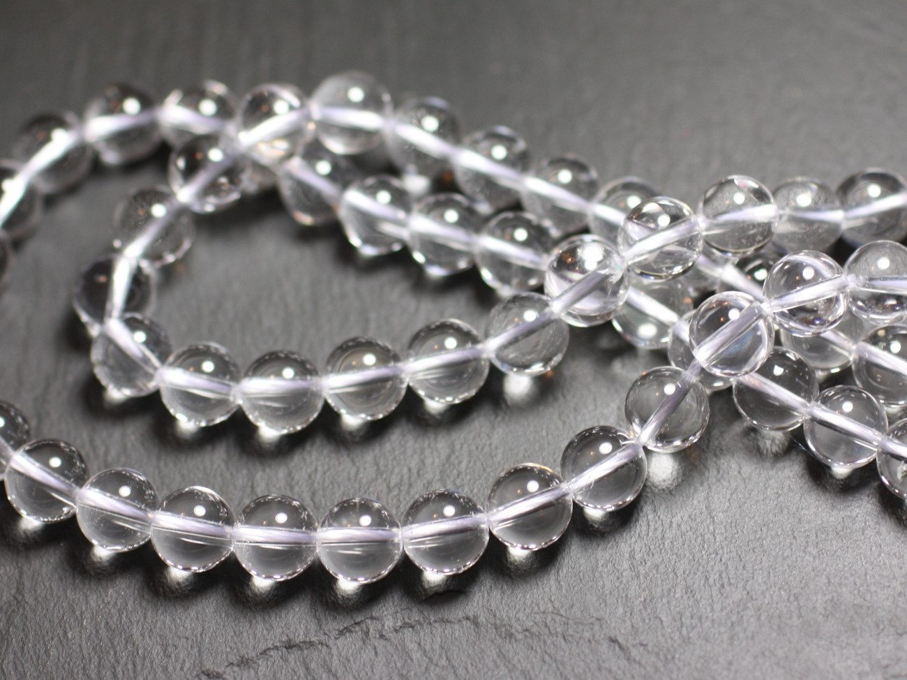 10pc - Perles Pierre - Cristal de Roche Quartz Boules 6mm blanc transparent - 7427039737401
