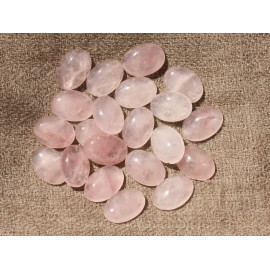 Cabochon Pietra Quarzo Rosa Ovale 18x13mm - 1pz 4558550016768