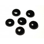 1pc - Cabochon Pierre Onyx Noir Rond 12mm - 7427039743280