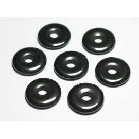 Collier Pendentif en Pierre - Pyrite Dorée Donut 20mm