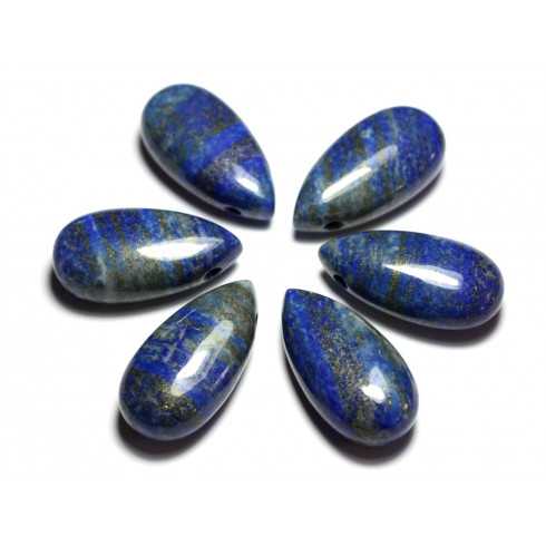 Collier Pendentif Perle Pierre Lapis Lazuli...