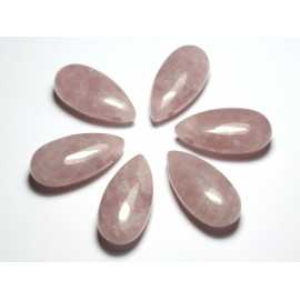 Collier Pendentif Pierre semi précieuse - Oeil de Tigre Goutte 25mm