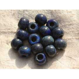 Collier Pendentif Pierre semi précieuse - Oeil de Tigre Goutte 25mm