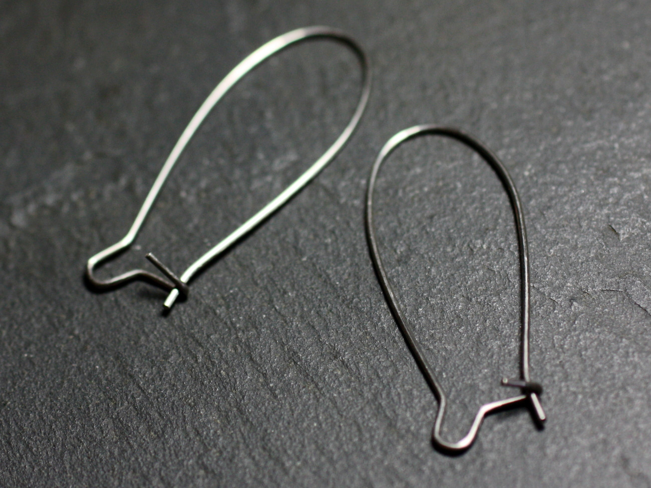 40pc - Crochets Boucles d'Oreilles 21mm Acier 304L inoxydable chirurgical - 8741140028388