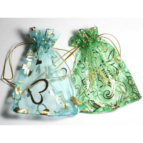 20pc - Sacs Pochettes Cadeaux Bijoux Tissu...