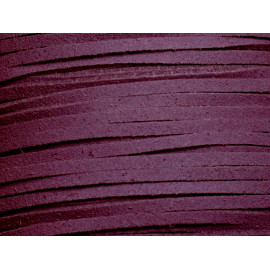 1 Reel 90 meters - Suede Lanyard 3x1.5mm Purple