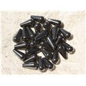 5pc - Perles de Pierre - Hématite Gouttes 16x8mm   4558550017802