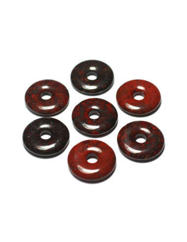 1pc - Piedra colgante - Tiger's Eye Drop 25mm Marrón Oro Bronce Negro - 4558550092250