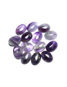1Stk - Cabochon aus Stein - Amethyst Oval 16x12mm...