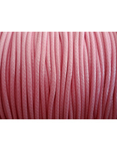 5 metros - Cordón de algodón encerado 1,5 mm Azul...