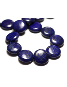 4Stk - Steinperlen - Lapislazuli Palets 10mm - 4558550038258