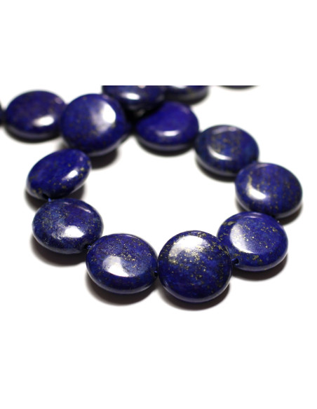 4pc - Stone Beads - Lapislazzuli Palets 10mm - 4558550038258