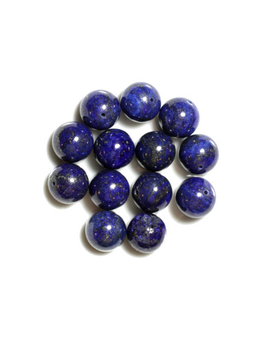 2pc - Stone Beads - Lapis Lazuli Balls 14mm...