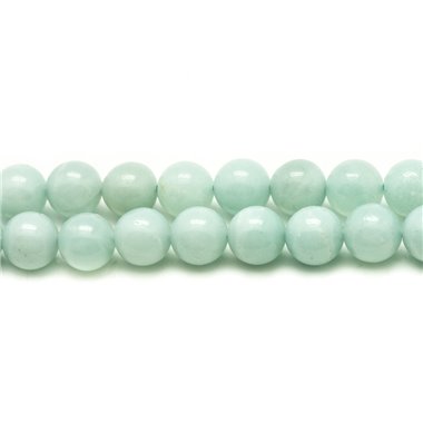 10pc - Perles Pierre Amazonite Boules 4mm bleu vert clair...