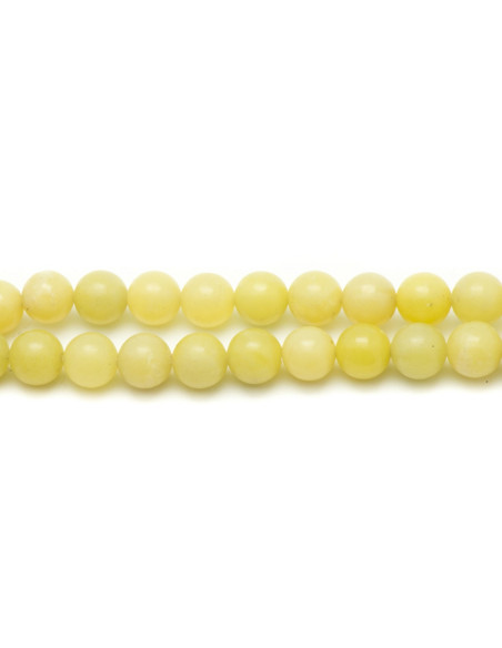 Stone Beads - Lemon Jade 6mm - Bag of 10pc 4558550035189