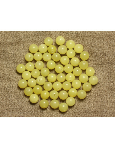Stone Beads - Lemon Jade 6mm - Sacchetto da 10...