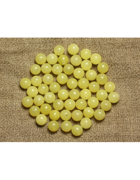 Stone Beads - Lemon Jade 6mm - Sacchetto da 10 pezzi 4558550035189