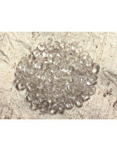 Fil 39cm 160pc environ - Perles Pierre Cristal de Roche... 2