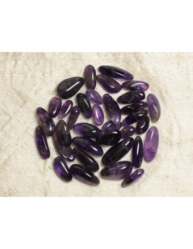 Hilo 39cm aprox 90pc - Cuentas de Piedra -...