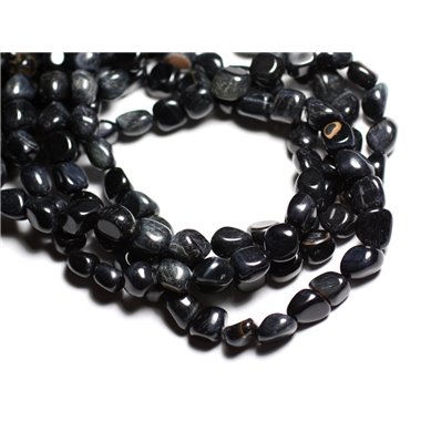 10pc - Perles de Pierre - Oeil de Faucon Nuggets 8-10mm - 4558550081964
