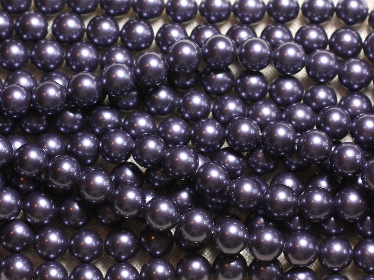 10pc - Perles Coquillage Nacre Boules 8mm Bleu Violet Indigo irisé - 4558550004178