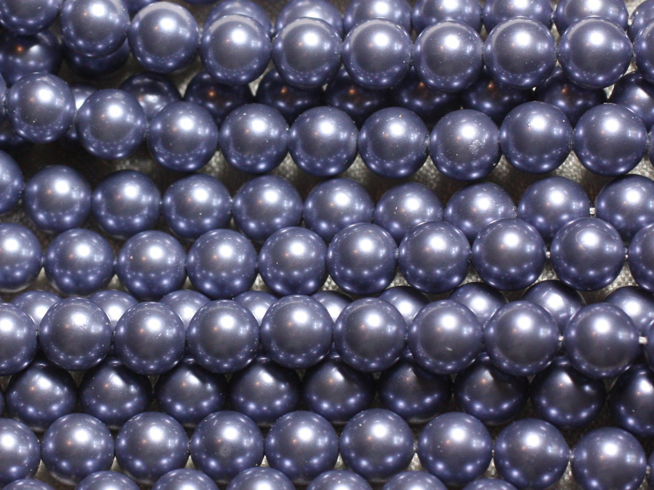 10Stk - Perlen Perlmuttkugeln 8mm ref C6 Blau Grau Horizon 4558550004161