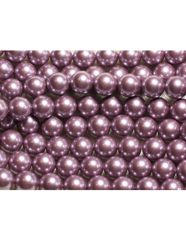 10st - Parelmoer parels 8mm ballen ref C7 Rose...